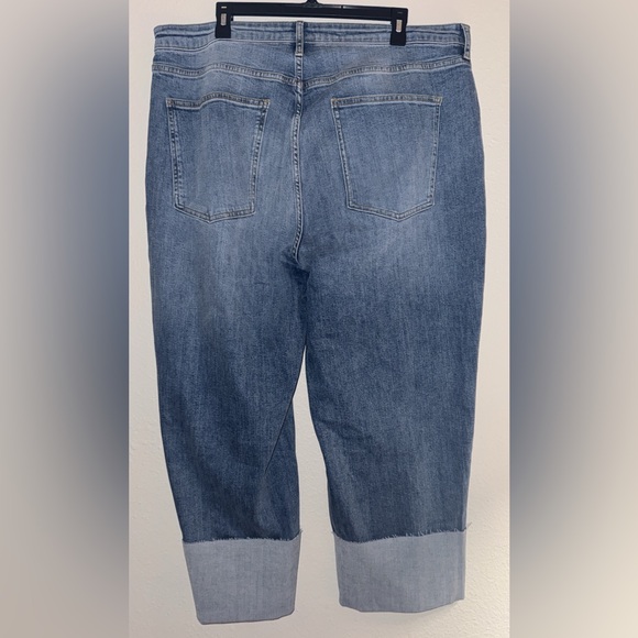 NWT Pilcro The Scotty Cuffed High-rise Straight Leg jeans - Picture 7 of 7